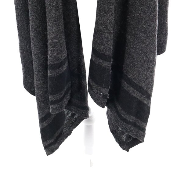 Banana Republic Drapey Open Sweater Vest Womens M Gray Wool Alpaca Mohair Preppy - Picture 7 of 15